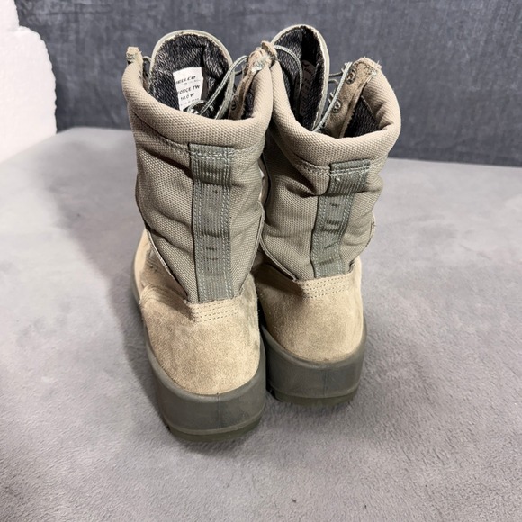 Wellco Air Force TW Sage Green Suede Combat Boots Mens 10 W Vibram Safe-to-Fly main image 9